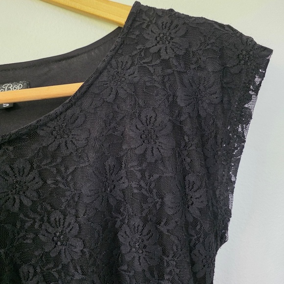 BeBop Black Lace Dress - Picture 3 of 7